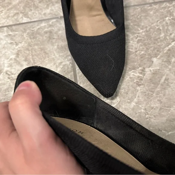 Pashion Coal Knit Pumps - Picture 2 of 3